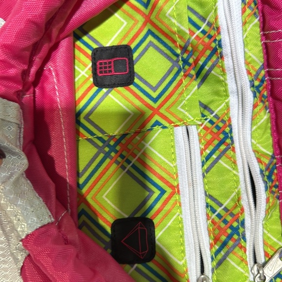 Nike Live strong Nylon Drawstring Backpack with Zippered Pockets - Picture 3 of 3